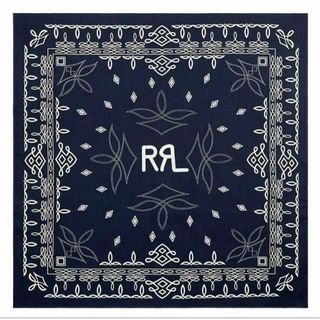 ヴィテージ　ハンカチ　アメカジ　デニム　RRL バンダナ　スカーフ(バンダナ/スカーフ)