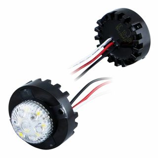 新品 ジェットイノウエ(JET INOUE)丸ミニストロボ 12/24V ホワイ(その他)