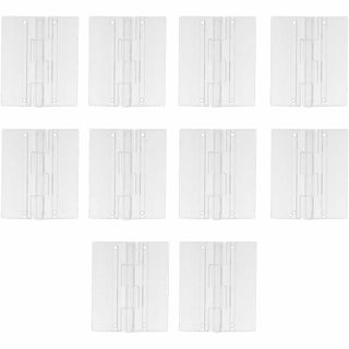 10個入り 透明 45x38mm 蝶番 折り畳み式 アクリルヒンジ(その他)