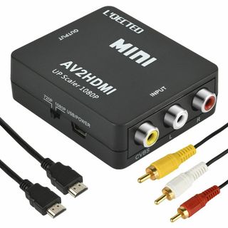 【特価商品】RCA to HDMI変換コンバーター L'QECTED RCA H