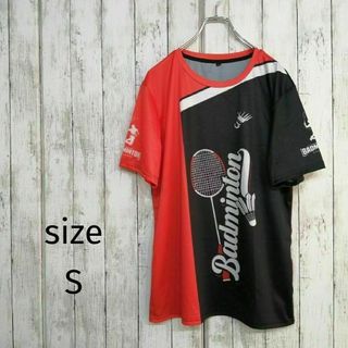 新品未使用 メンズ バドミントン ウエア 練習着 Tシャツ 半袖 S 40