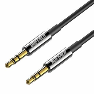 【在庫処分】バッファロー オーディオケーブル AUX 3.5mm 耐ノイズシール