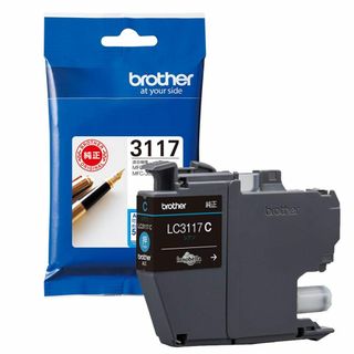 ブラザー工業 【brother純正】インクカートリッジシアン LC3117C 対