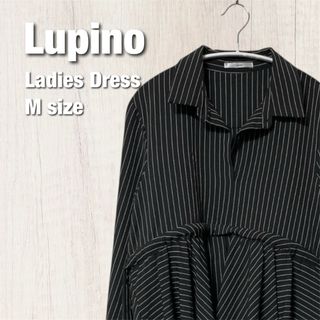 【M】 Lupino モード系 シャツ ストラップ レディース ブラック