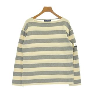セントジェームス(SAINT JAMES)のSAINT JAMES セントジェームス Tシャツ・カットソー M 白 【古着】【中古】【送料無料】(カットソー(半袖/袖なし))