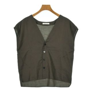 ギャルリーヴィー(GALERIE VIE)のGALERIE VIE ギャラリーヴィー ブラウス M 茶 【古着】【中古】【送料無料】(シャツ/ブラウス(長袖/七分))