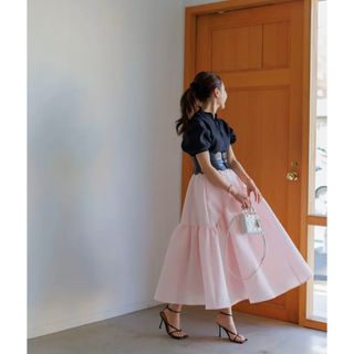 【完売/美品】BLUELEA Jacquard skirt 34 pink