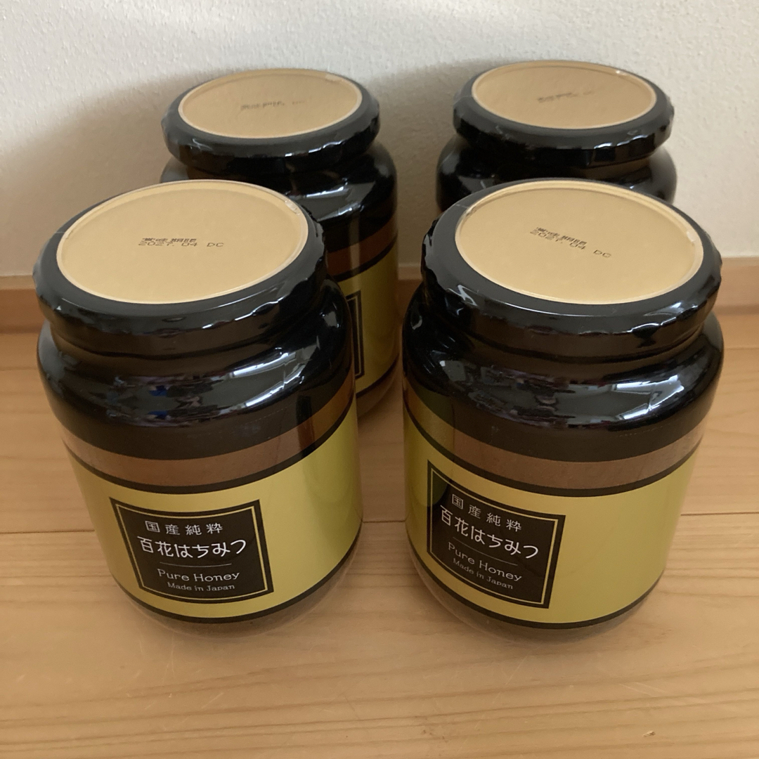 百花はちみつ　未開封　1kg４本セット　国産純粋 食品/飲料/酒の加工食品(その他)の商品写真