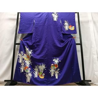 平和屋着物■訪問着　鴛鴦花文　金銀彩　正絹　逸品　CAAU6501xe(着物)