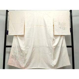 平和屋着物■長襦袢　袷　手描き　紫陽花　暈し染め　半衿刺繍　正絹　逸品　CAAU8183fb(着物)