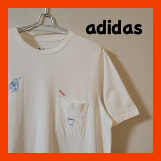 adidas メンズ CHANGE グラフィックTシャツXL(Tシャツ/カットソー(半袖/袖なし))