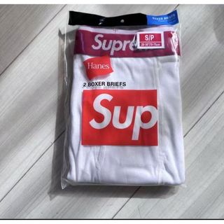 新品　Supreme　ボクサーパンツ 是s　白1枚(ボクサーパンツ)
