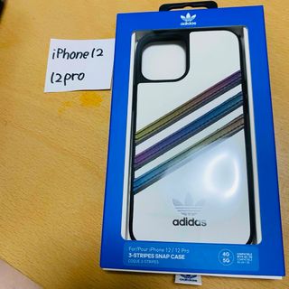 adidas iPhone 12/12 Pro ケース 新品　アディダス(iPhoneケース)