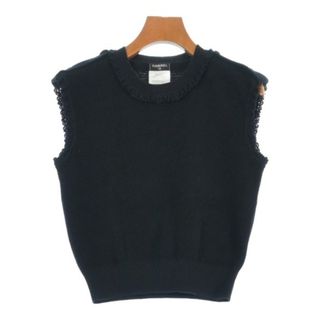 シャネル(CHANEL)のCHANEL シャネル ニット・セーター XS 紺 【古着】【中古】【送料無料】(ニット/セーター)