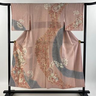 訪問着 身丈150.5cm 裄丈62cm 正絹 美品 名品 【中古】(着物)