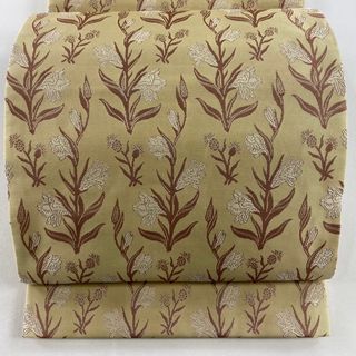 袋帯 美品 名品 全通 正絹 【中古】(帯)
