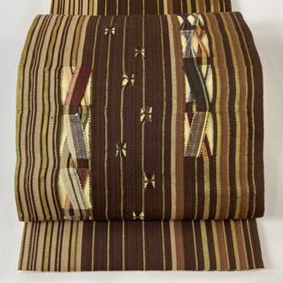 袋帯 美品 秀品 お太鼓柄 正絹 【中古】(帯)
