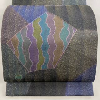 袋帯 美品 名品 全通 正絹 【中古】(帯)