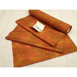 平和屋着物▼羽織　コート　反物　羽尺　箔散らし文様　洗える着物　未使用　AAAW6609iu(着物)