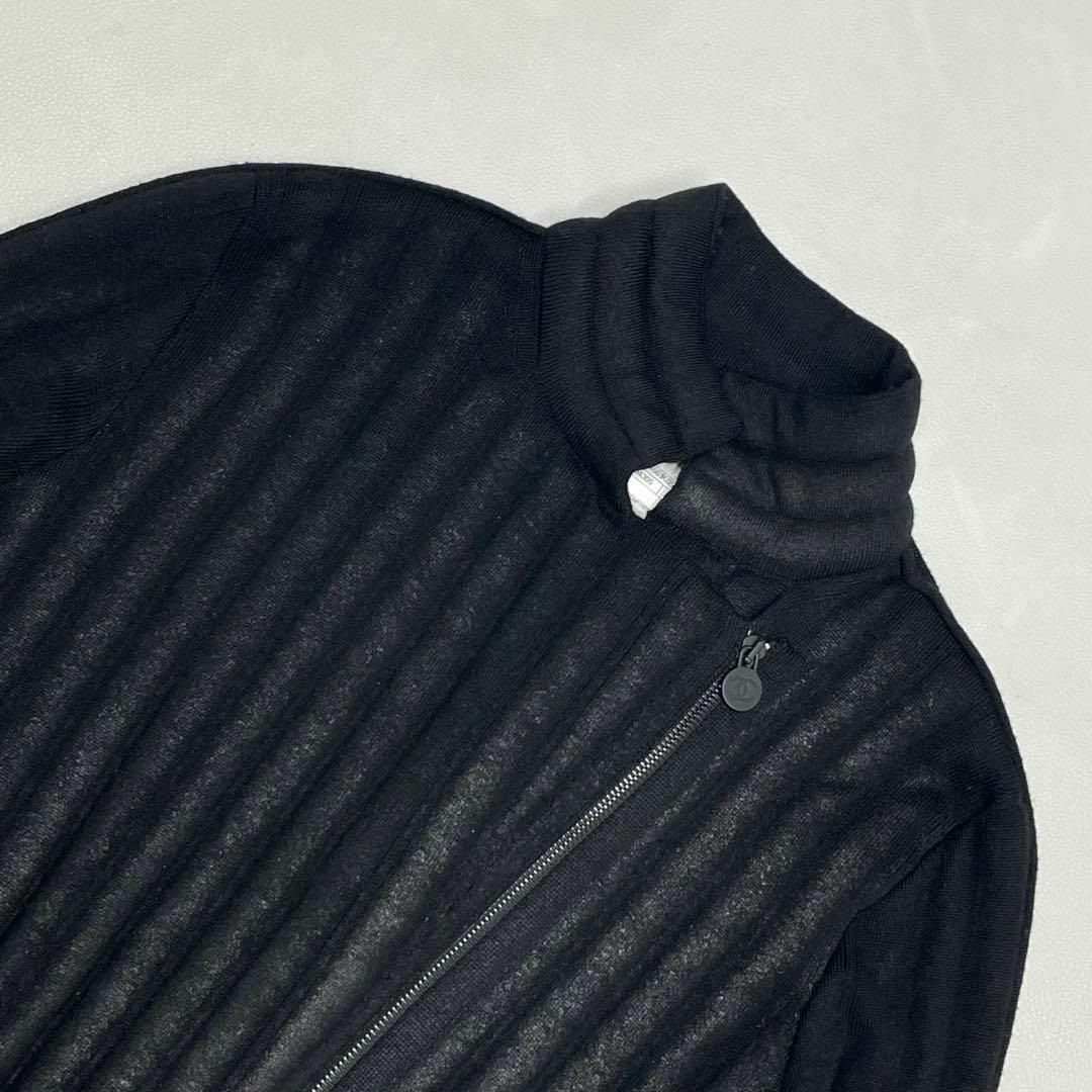 CHANEL(シャネル)の希少 CHANEL シャネル キルティング ライダースジャケット ココマーク レディースのジャケット/アウター(ライダースジャケット)の商品写真