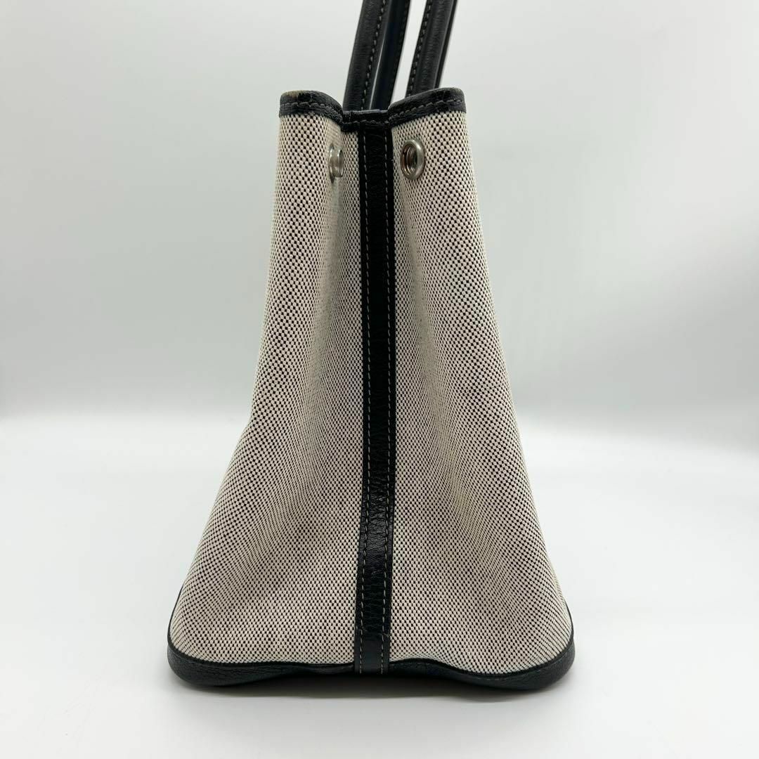 HERMES(エルメス)の美品 HERMES エルメス ガーデンパーティPM トワルアッシュ ◻︎G刻印 レディースのバッグ(ハンドバッグ)の商品写真