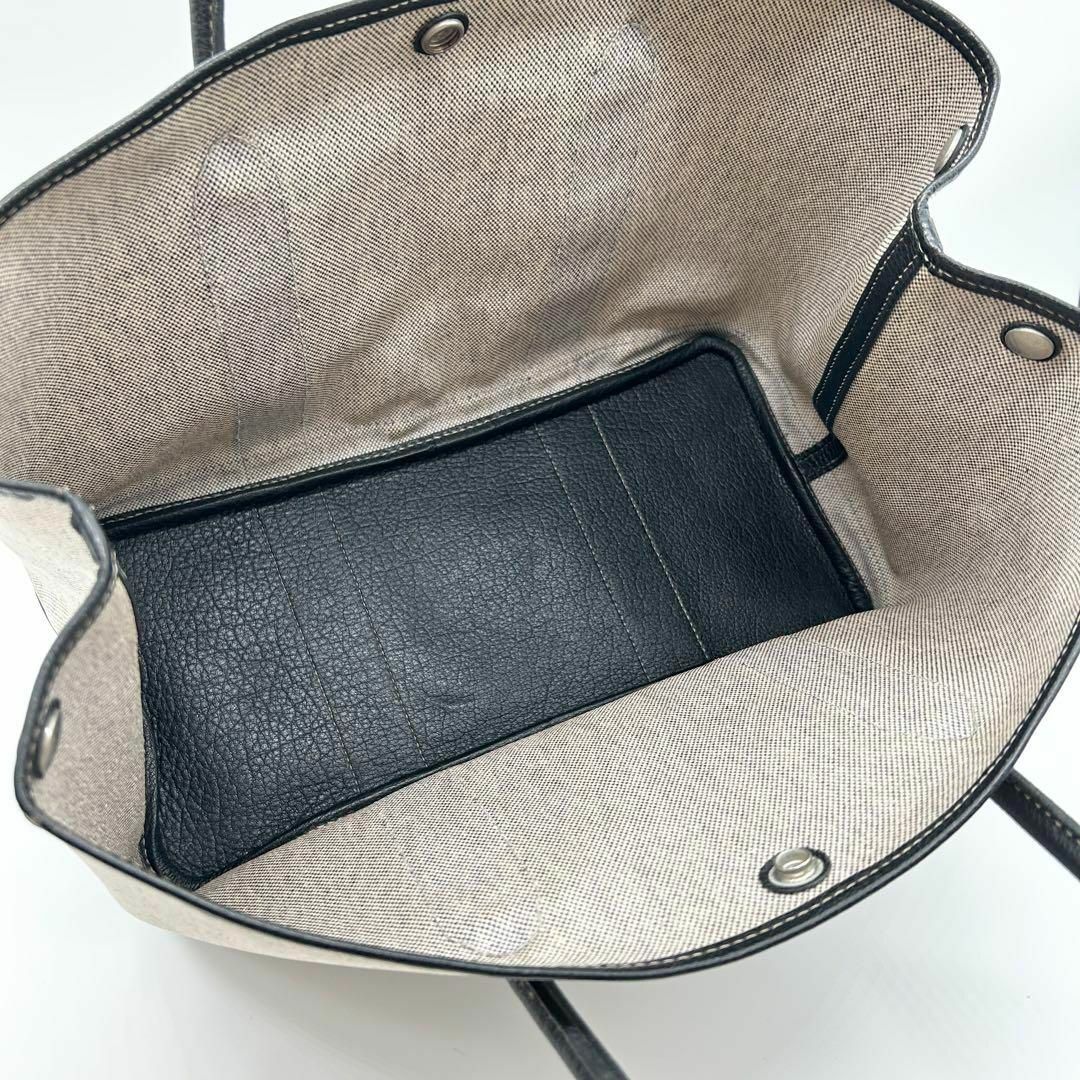 HERMES(エルメス)の美品 HERMES エルメス ガーデンパーティPM トワルアッシュ ◻︎G刻印 レディースのバッグ(ハンドバッグ)の商品写真