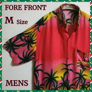 【FORE FRONT】アロハシャツ　かりゆしウェア　オシャレシャツ　半袖　✨(シャツ)