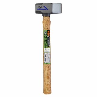 【在庫処分】須佐製作所 王将 片口型ハツリ用ハンマー 木柄 300mm 450g(その他)