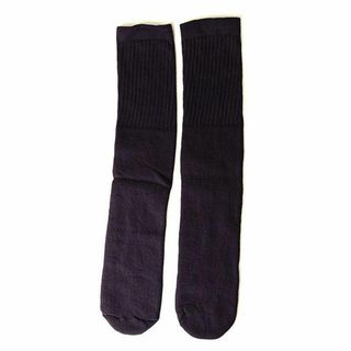 (4145) SkaterSocks ロングソックス 靴下 スケボー 黒(ソックス)