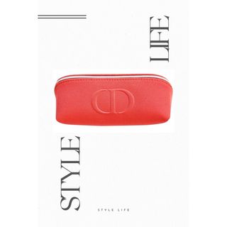 クリスチャンディオール(Christian Dior)の【正規品・限定ノベルティ】Dior Beaute 化粧品ポーチ レッド(ポーチ)