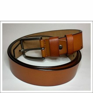 ◆◇◆ SALE ◆◇◆ 新品 デザイン 牛革 ベルト 茶色ブラウン 110cm