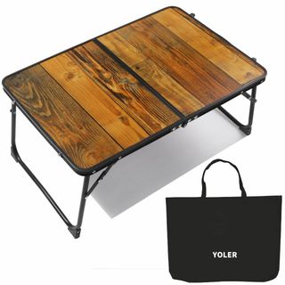 YOLER キャンプテーブル 折りたたみ テーブル アウトドア ピクニック ロー(テーブル/チェア)