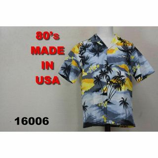 90’ｓハワイアンシャツ USA製 16006 ビンテージ ハワイアン 80 0