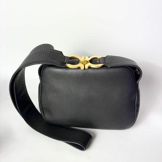 Salvatore Ferragamo - サルヴァトーレフェラガモ　ガンチーニ　ベルトバッグ　ショルダーバッグ　シボレザー