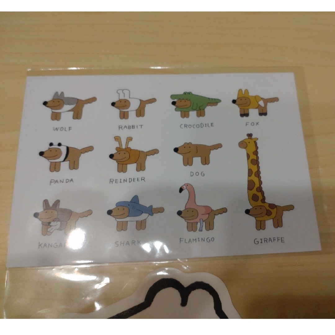 やさしいおおかみウルフくん　カード2枚セット エンタメ/ホビーのおもちゃ/ぬいぐるみ(キャラクターグッズ)の商品写真