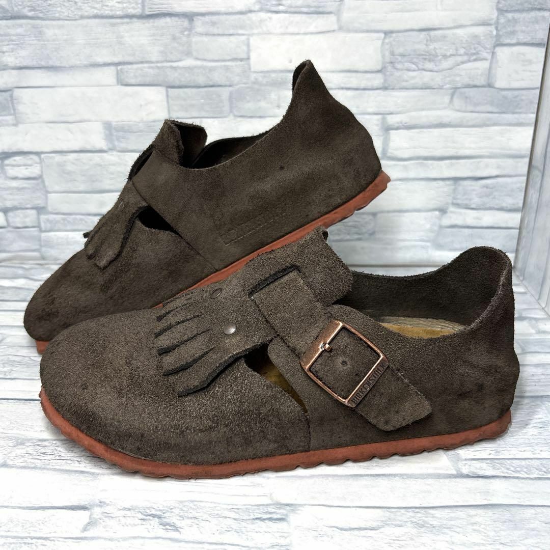BIRKENSTOCK(ビルケンシュトック)の✨廃盤モデル美品✨ビルケンシュトック ザルツブルグ ダークブラウン 24cm レディースの靴/シューズ(スリッポン/モカシン)の商品写真
