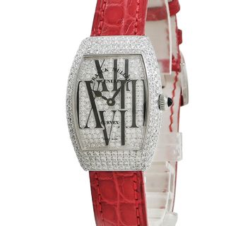 フランクミュラー(FRANCK MULLER)のフランクミュラー トノウ カーベックス 1762 QZ R AL D CD 純正ダイヤ トノー クオーツ レディース 腕時計(腕時計)