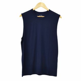 美品 山と道 yamatomichi 100% Merino Light Sleeveless メリノウール タンクトップ スリーブレス メンズL ネイビー(Tシャツ/カットソー(半袖/袖なし))