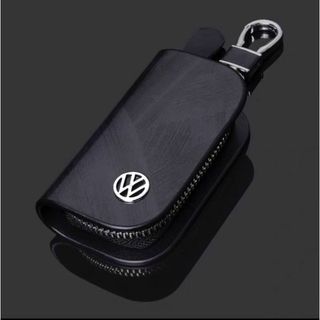 フォルクスワーゲン キーケース レザー 革 キーカバー 高級 黒 1