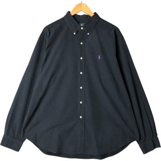 古着 ラルフローレン Ralph Lauren CLASSIC FIT クラシックフィット 長袖 ボタンダウンシャツ メンズXXL相当 /eaa565586