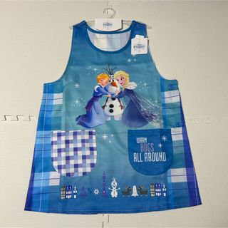 アナトユキノジョオウ(アナと雪の女王)のアナと雪の女王　ブルー　ディズニー保育士エプロン　フリーサイズ　新品未使用(その他)
