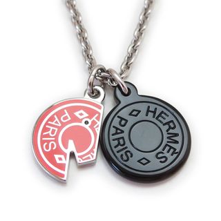 エルメス(HERMES)のエルメス ネックレス カルーゼル ペンダント アクセサリー オランジュ フィールド HERMES(ネックレス)