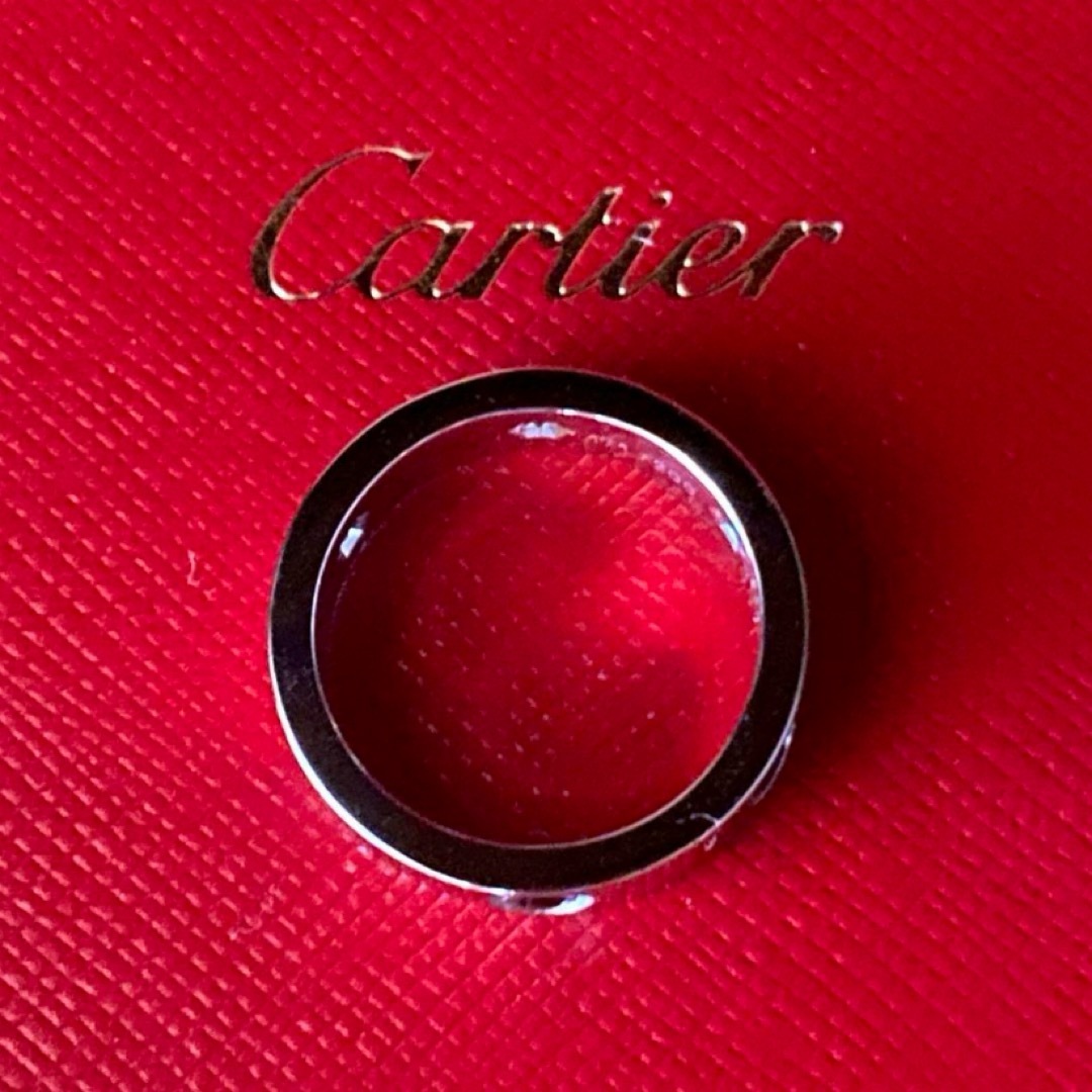 Cartier(カルティエ)の200個限定品❣️ カルティエ　6Pブラックサファイア　ラブリング　WG750 レディースのアクセサリー(リング(指輪))の商品写真
