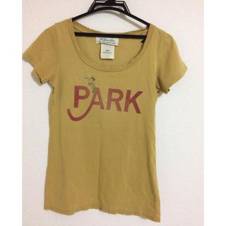 レミレリーフ(REMI RELIEF)の【レミレリーフ】マスタード色Tシャツ(Tシャツ(半袖/袖なし))