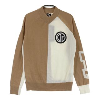 サイズ：2 CPG GOLF シーピージーゴルフ  Vネック ニットセーター MUSTARD ベージュ系 [240101491239] ゴルフウェア レディース ストスト(ウエア)