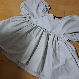 エイミーイストワール(eimy istoire)のSheller　パフスリーブバックリボンブラウス(シャツ/ブラウス(半袖/袖なし))