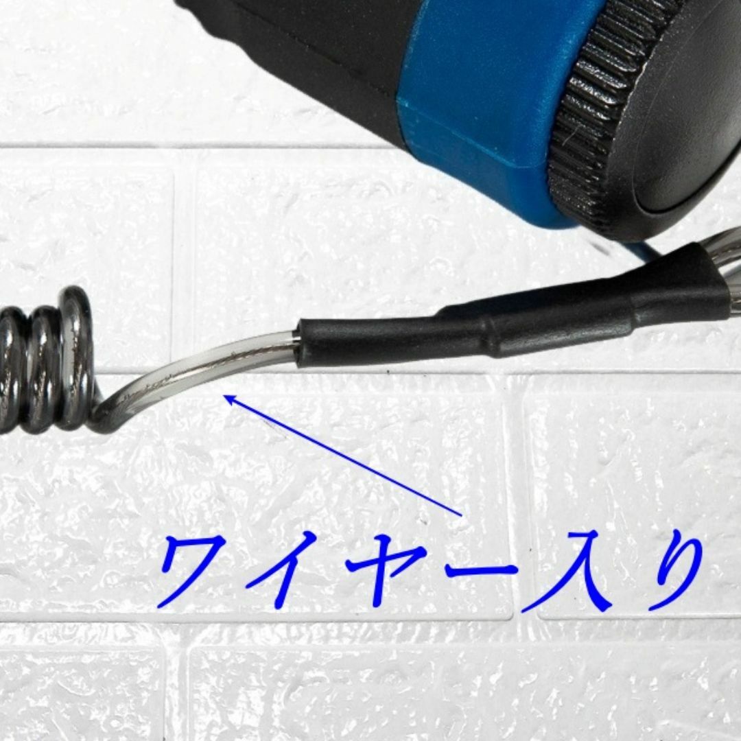 フィッシュグリップ ワイヤー入りセーフティーコード付 釣具アイテム魚掴み　ブルー スポーツ/アウトドアのフィッシング(その他)の商品写真