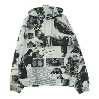 KITH キス 23SS ×STAR WARS DARTH VADER ILLUSTRATION HOODIE スターウォーズ ダースベイダー イラストレーション プルオーバー スウェット パーカー ホワイト KHM031047(パーカー)