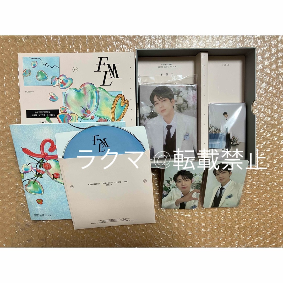 SEVENTEEN(セブンティーン)のseventeen セブチ ウォヌ FML carat CD トレカ バインダー エンタメ/ホビーのCD(K-POP/アジア)の商品写真