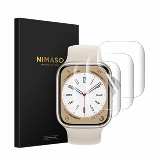 【新着商品】【3枚組】 NIMASO アップルウォッチ フィルム 41mm Ap(その他)